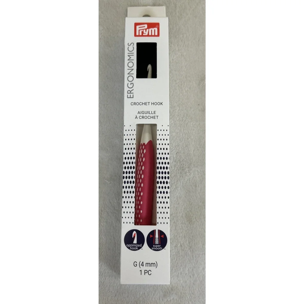 PRYM Ergonomics Crochet Hook Set of 6 Lot SEALED NEW E G 7 J 7mm N: Multicolor